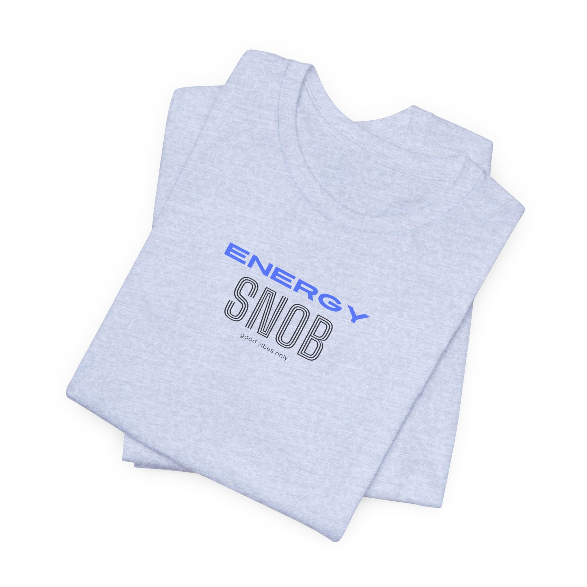 Energy Snob Tshirt - light blue 