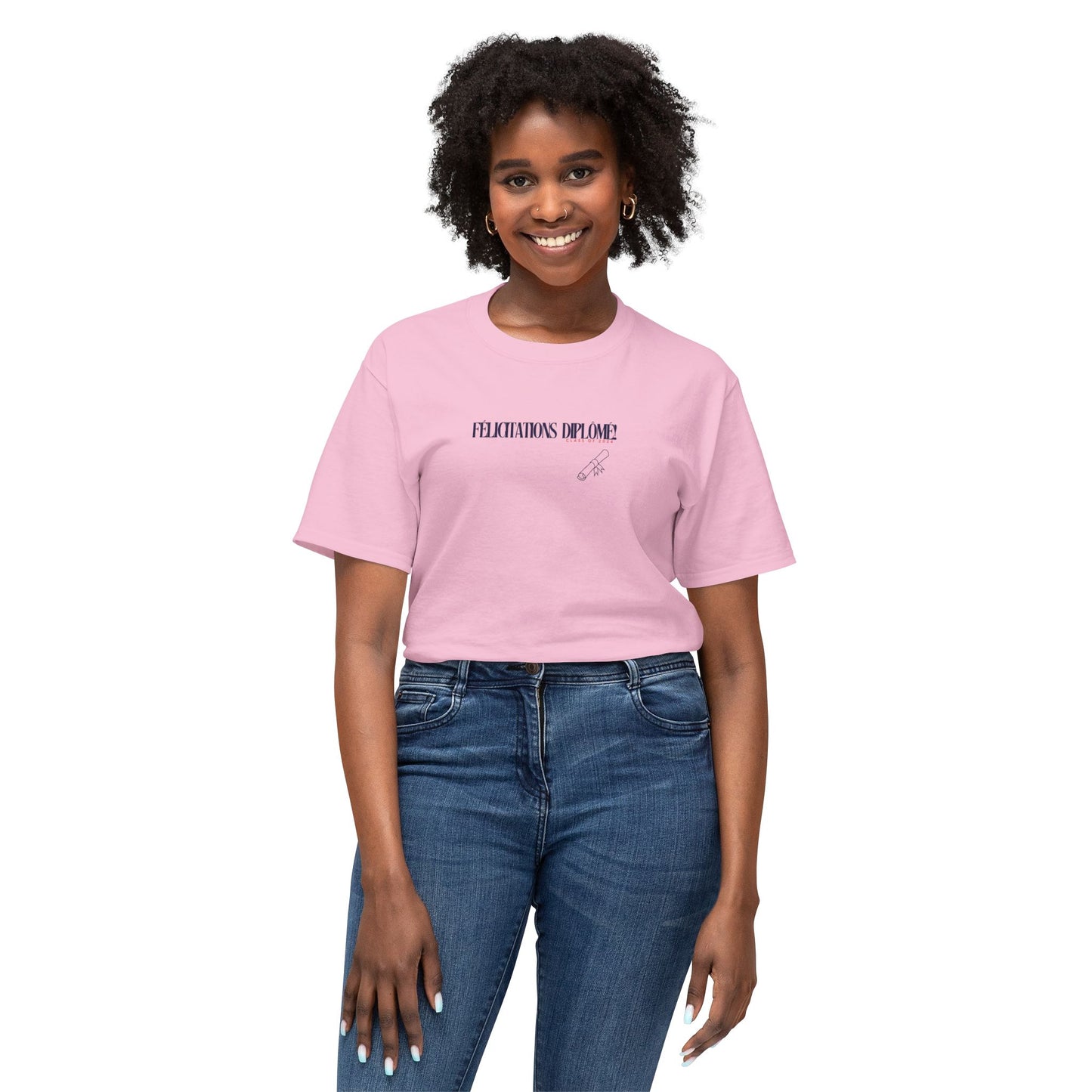 Félicitations diplômé! Graduation Shirt, Class of 2024 | NAVY Unisex