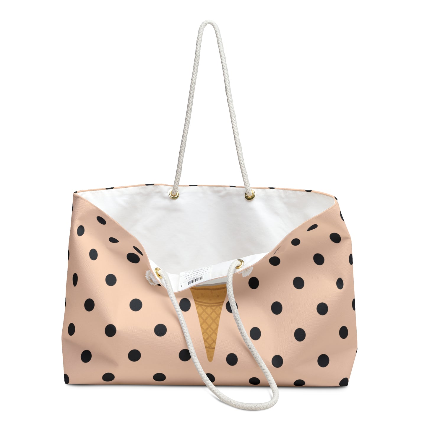 Polka Dot Beach Bag | Summer Travel Tote
