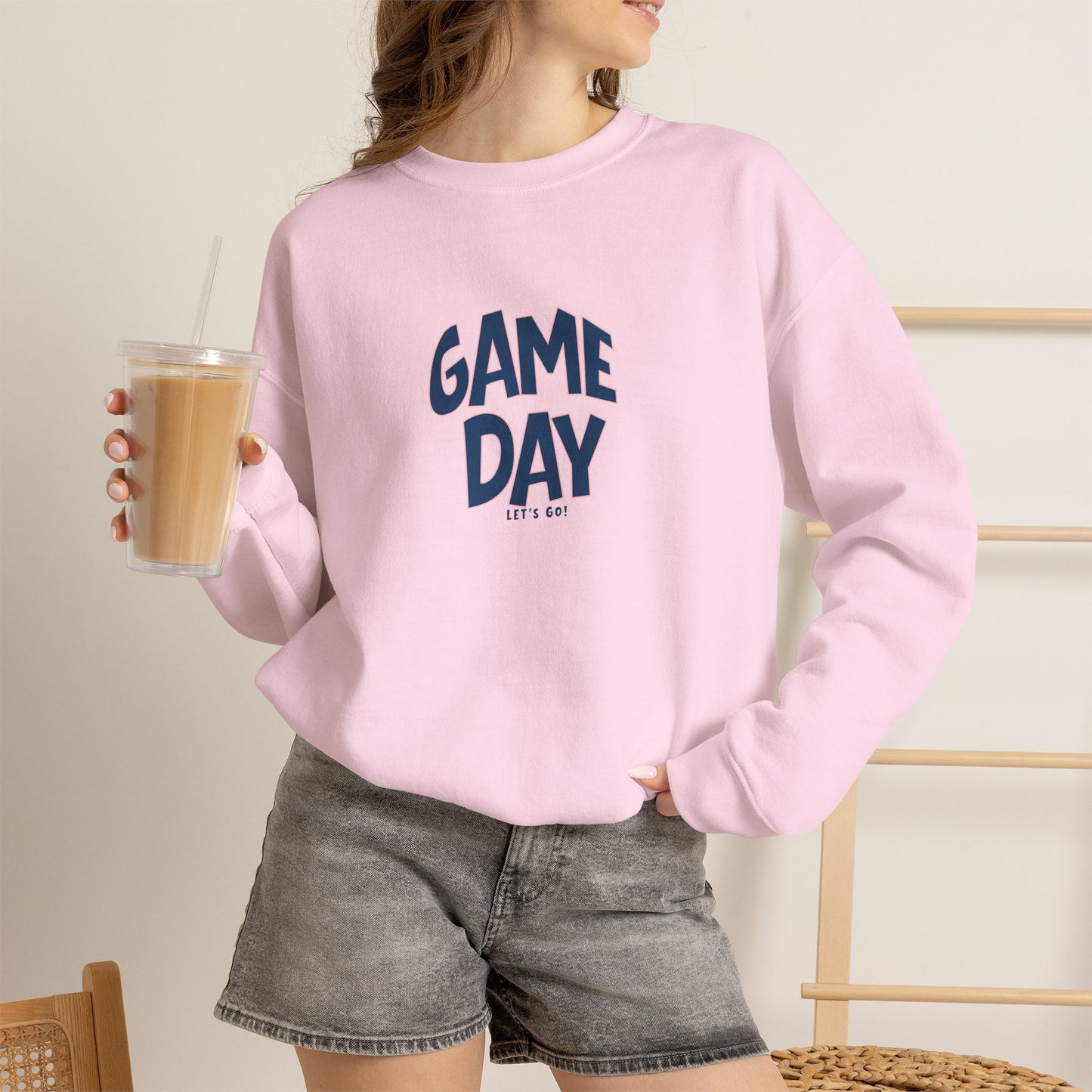 Ladies Game Day Crewneck Sweatshirt –  Colorful Collegiate Pullover