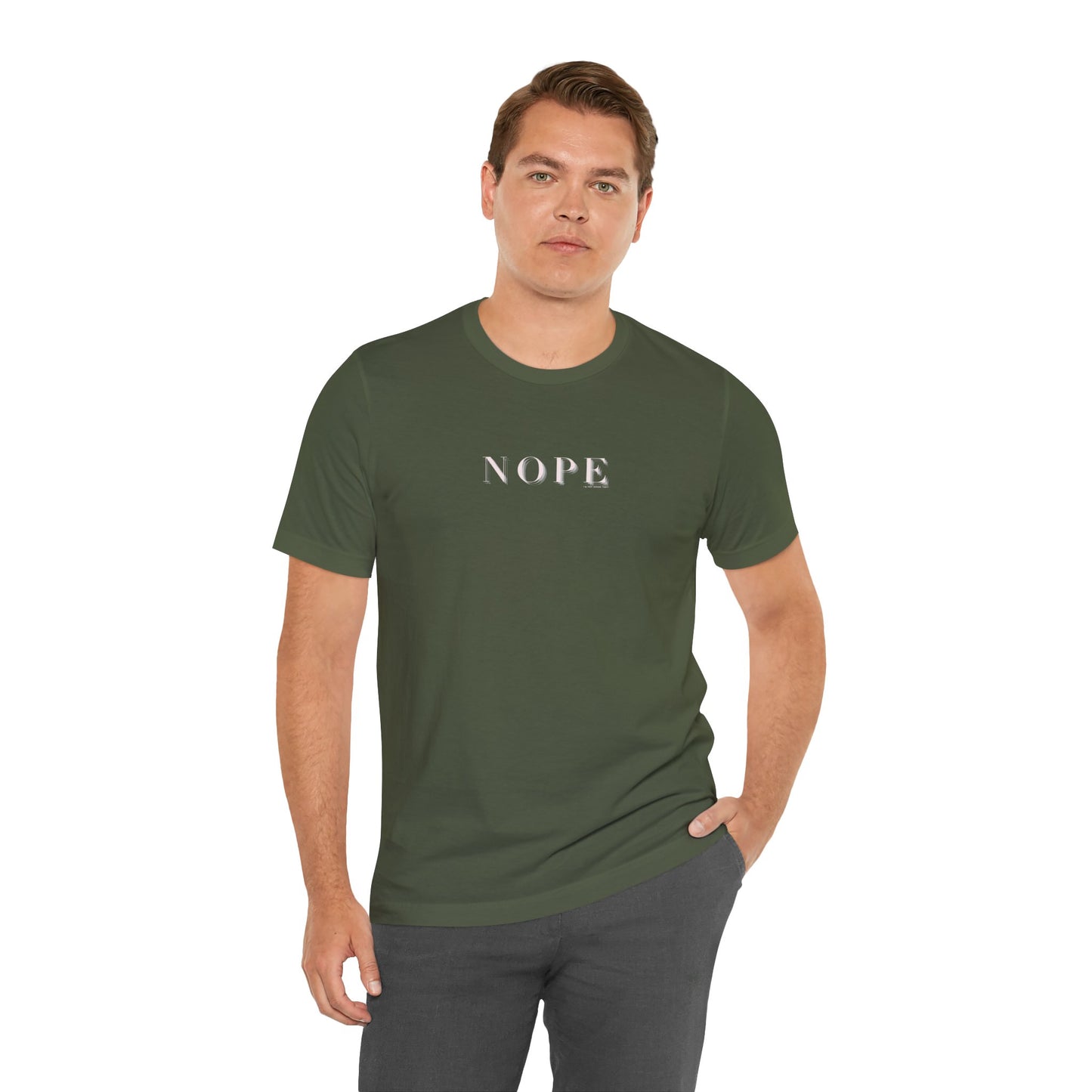 Unisex NOPE Design Jersey Short Sleeve Tee