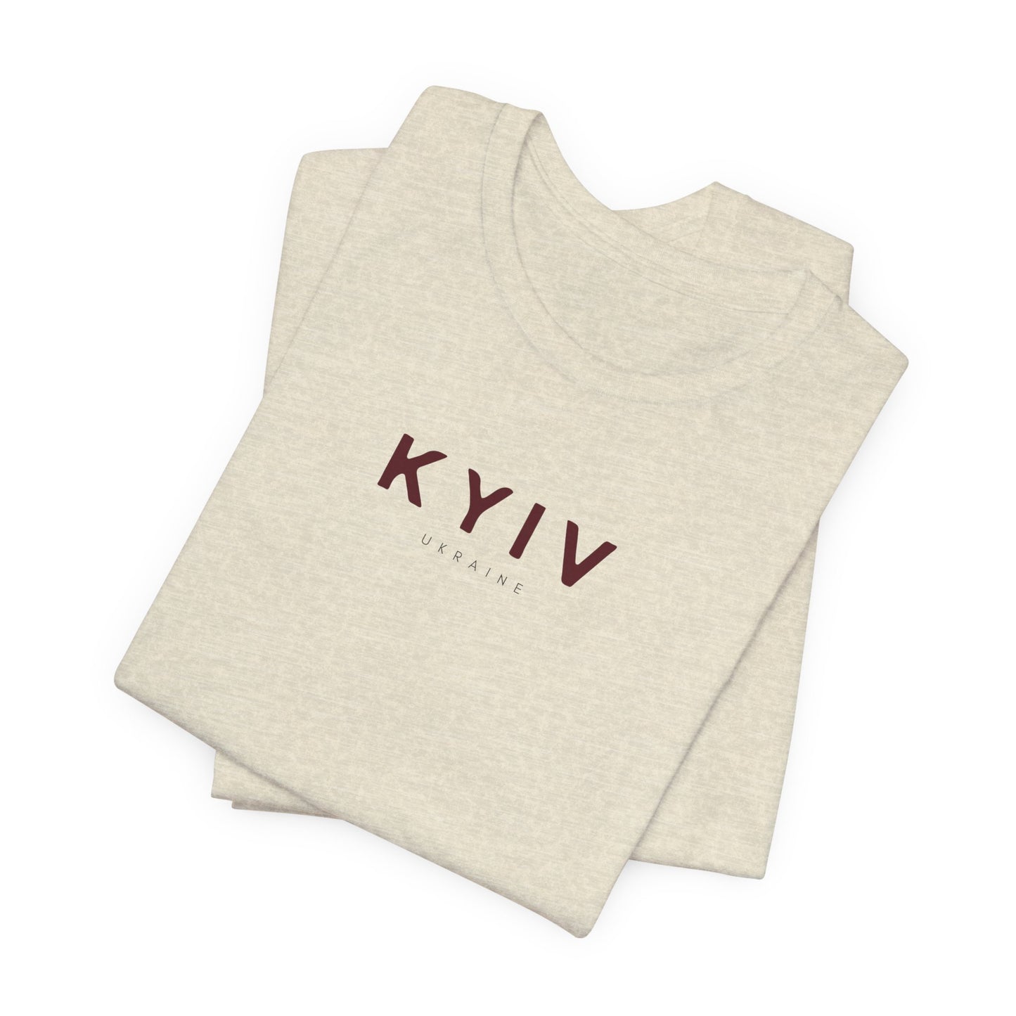 Kyiv Minimalist Unisex Tee - Global Nomad Collection