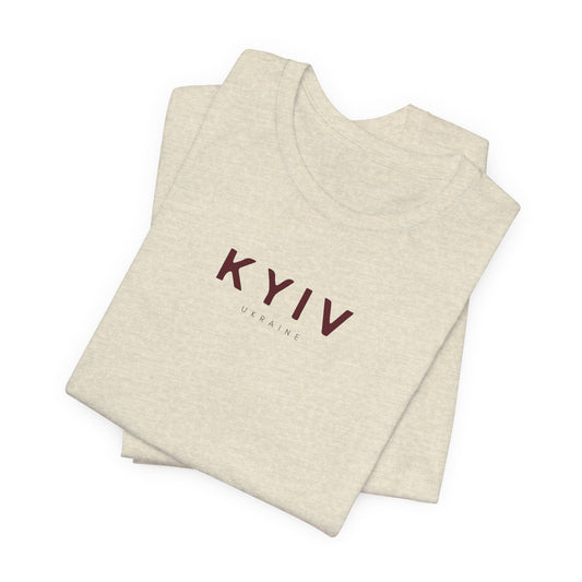 Kyiv Minimalist Unisex Tee - Global Nomad Collection