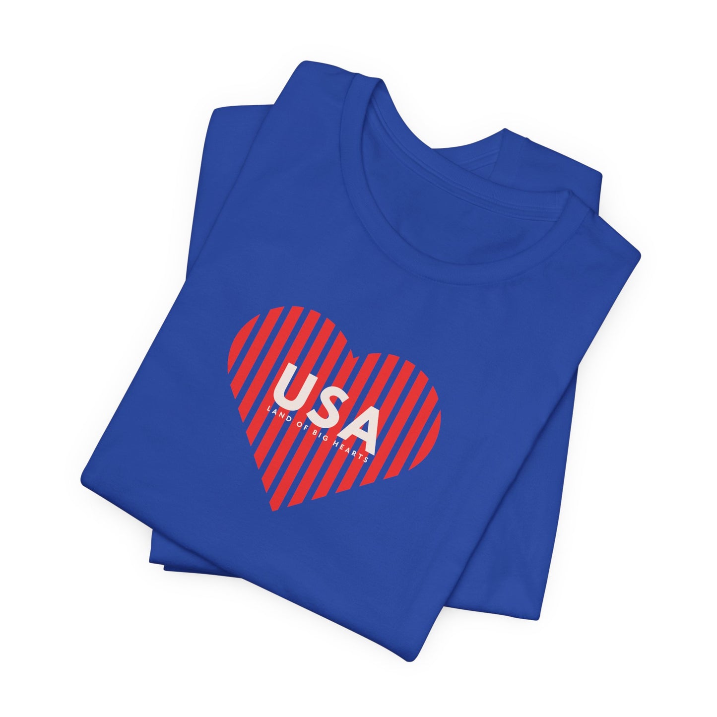 Team USA Heart Tshirt, Patriotic Shirt