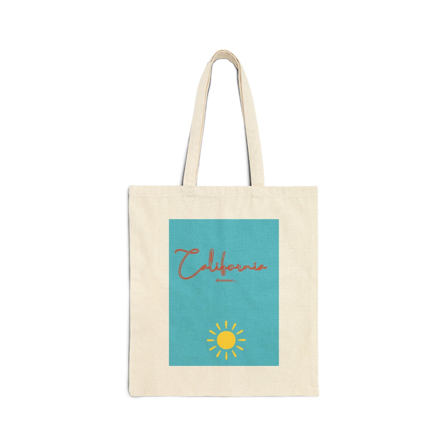 California Dreamin' Sunny Tote Bag, West Coast Preppy