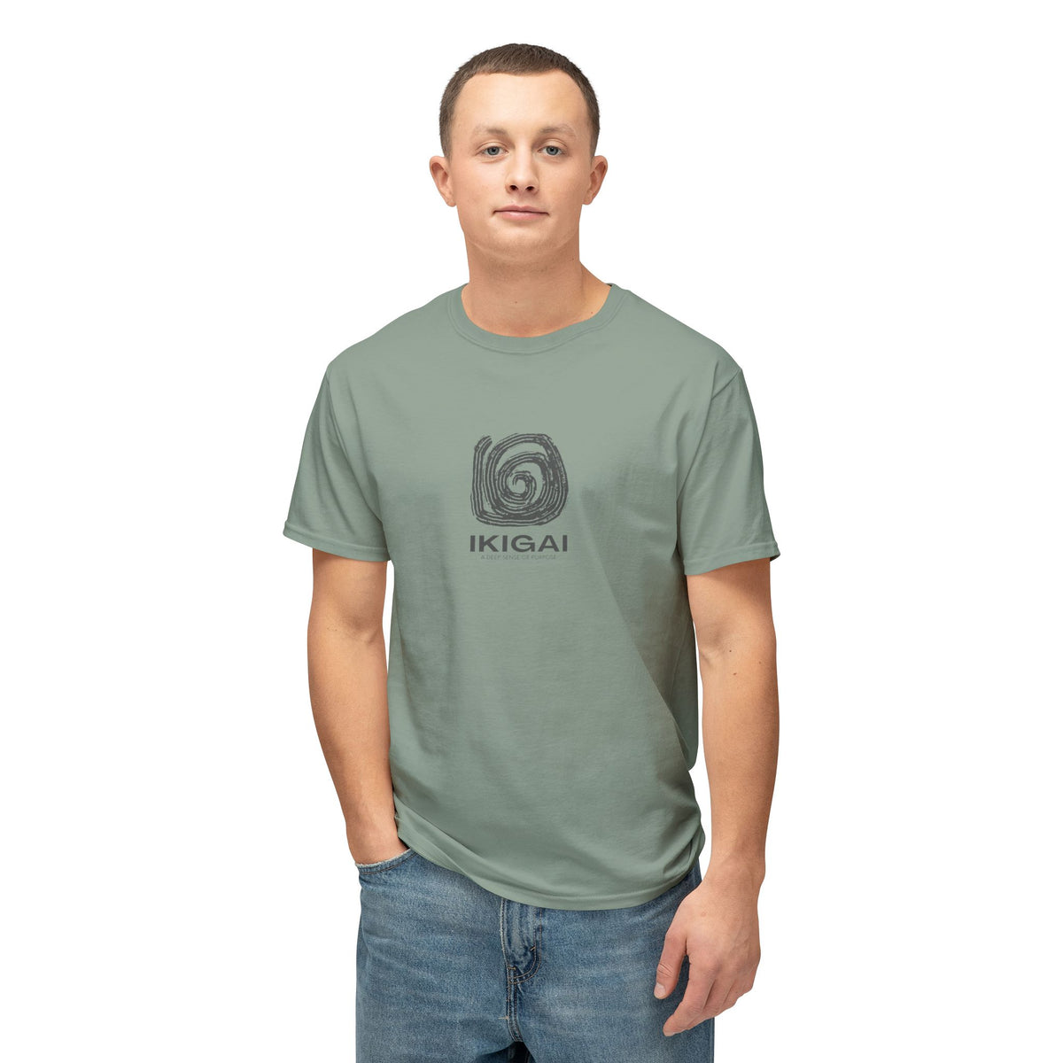 Japanese Concept IKIGAI  T-shirt, Life Purpose Message