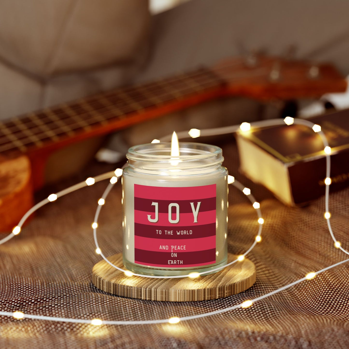 JOY to the World Festive Holiday Candles