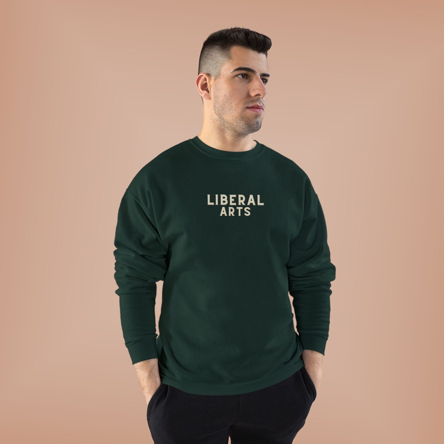 LIBERAL ARTS Crewneck Sweatshirt, Collegiate Life