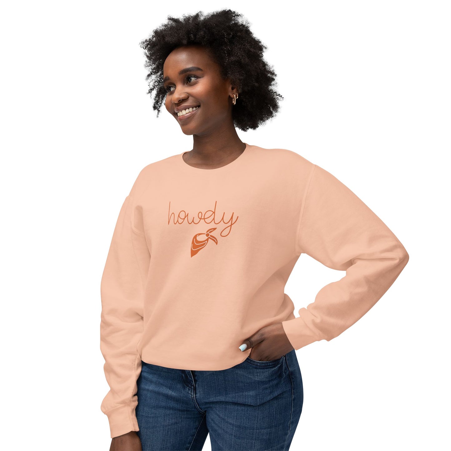 Cowgirl Theme "Howdy"  Sweatshirt