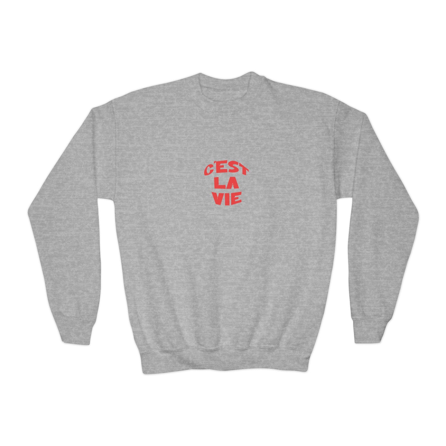 C'est La Vie Youth Crewneck Sweatshirt
