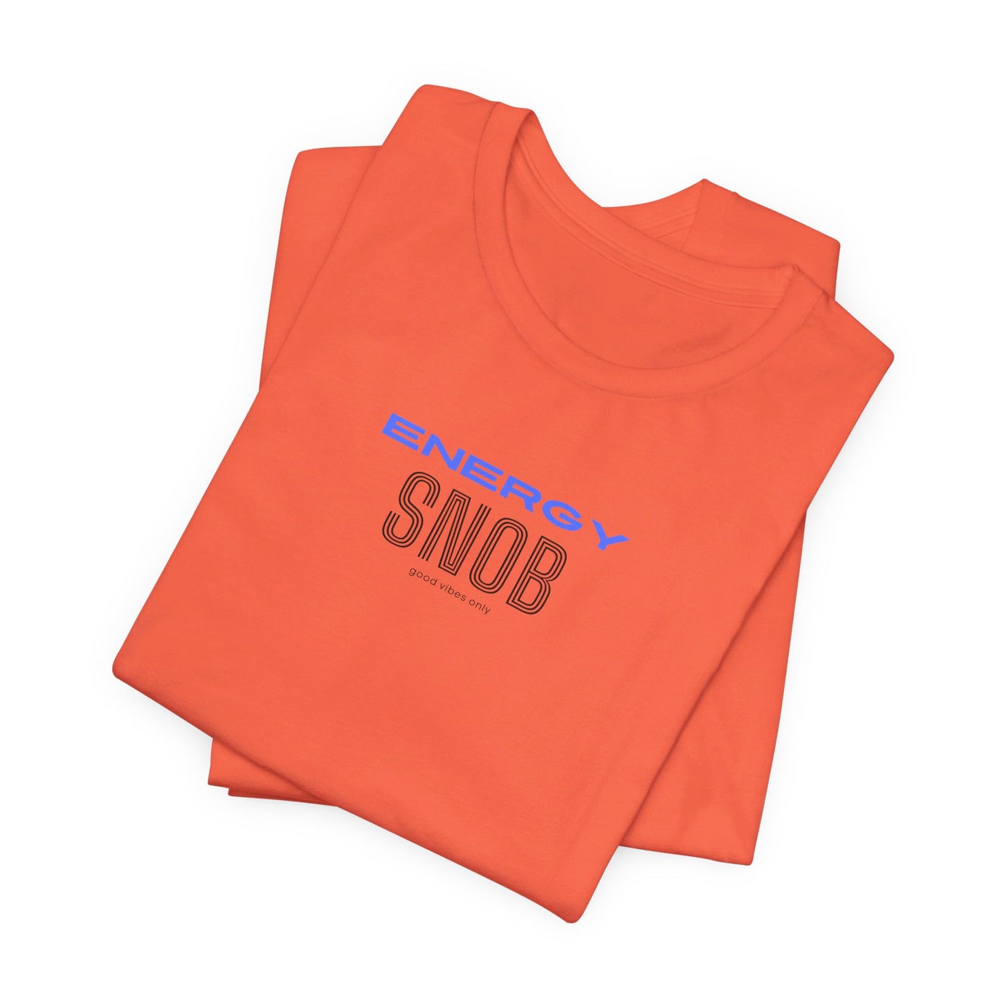 ENERGY SNOB Unisex Cotton Tee | Yoga Wear