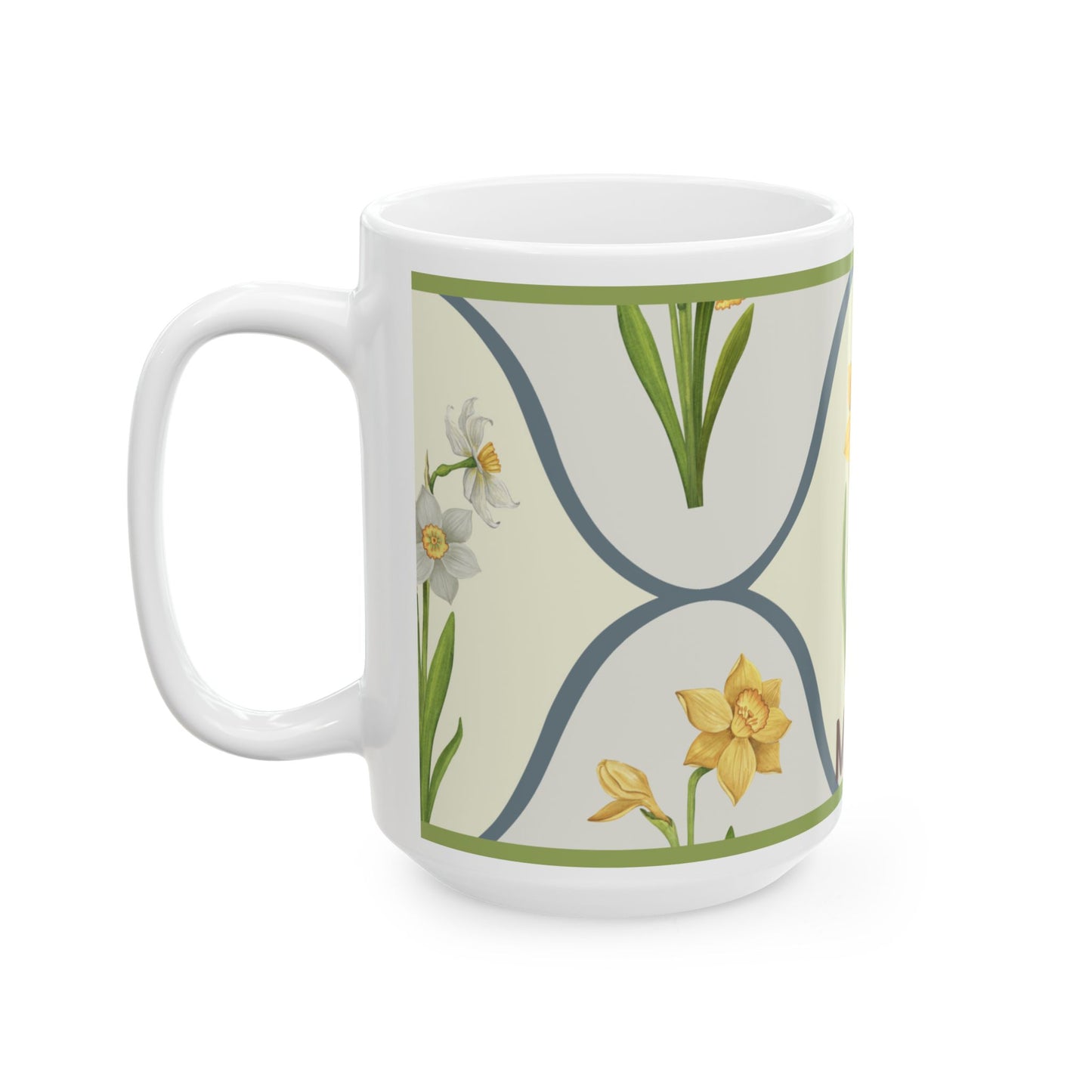 Floral Ceramic Mug for Mom