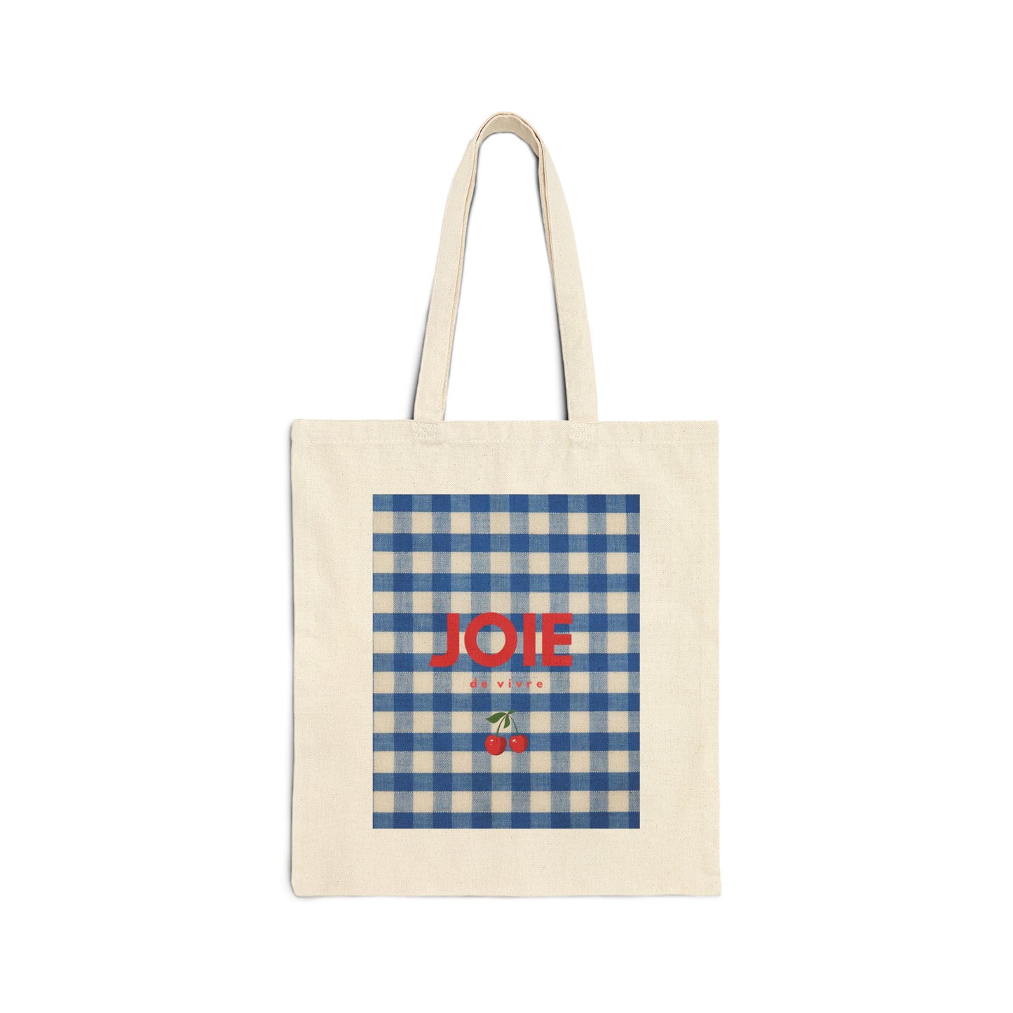 Preppy Blue Gingham Canvas  - JOIE de vivre