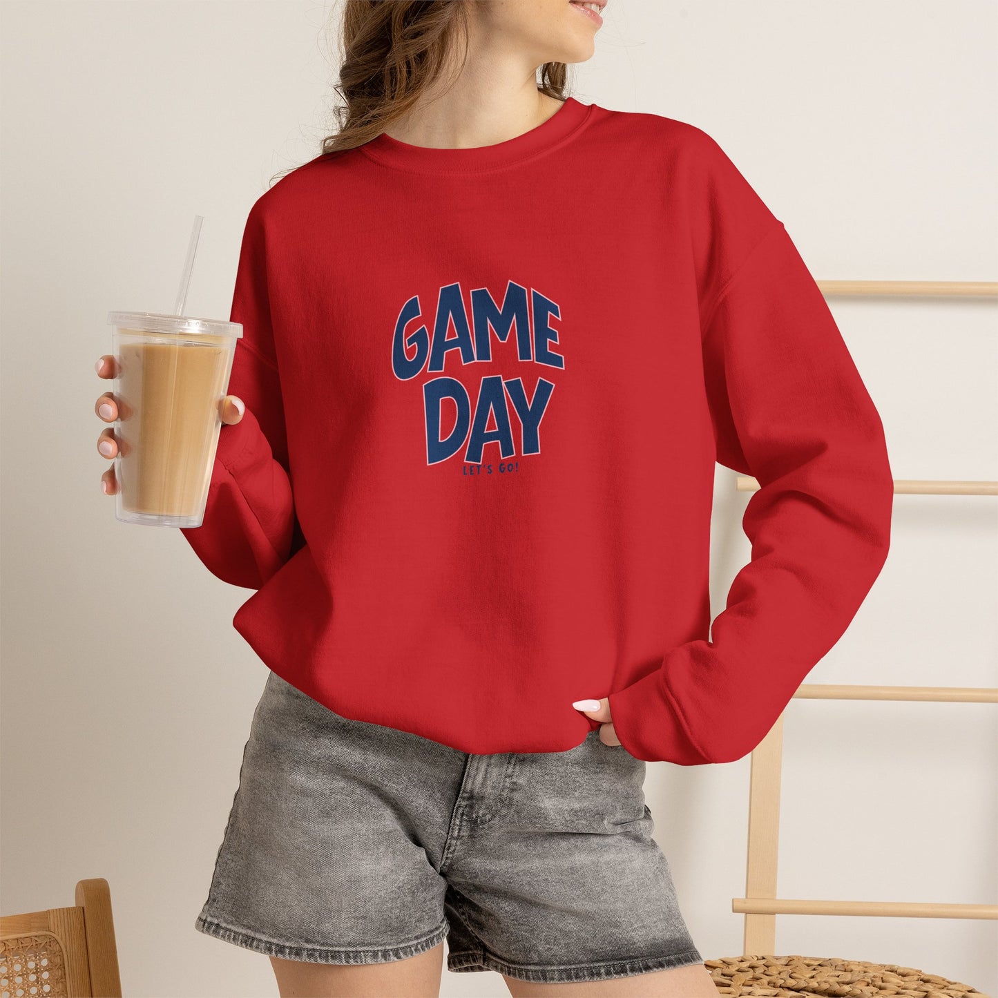 Ladies Game Day Crewneck Sweatshirt –  Colorful Collegiate Pullover