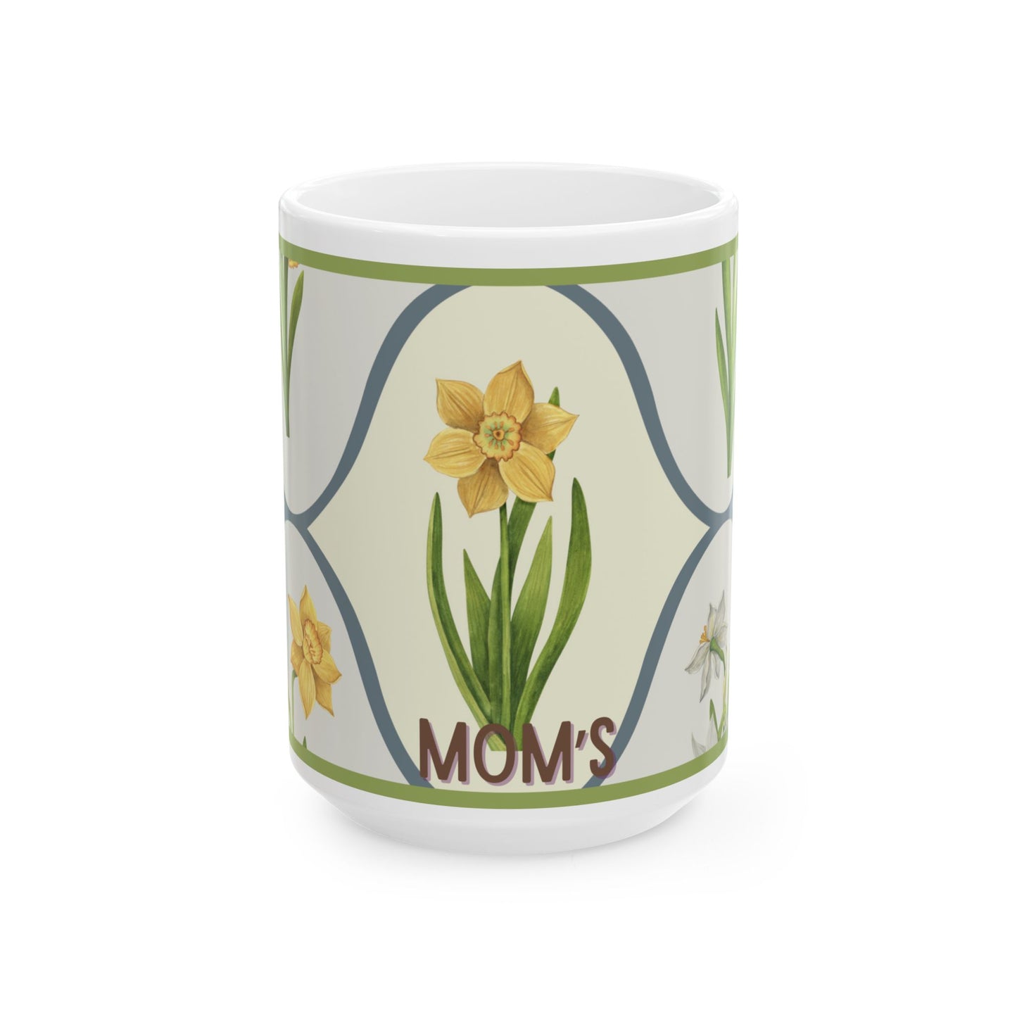 Floral Ceramic Mug for Mom