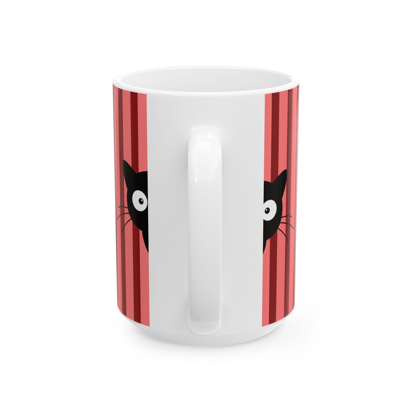 My Cat Lets Me Live Here Mug, PINK | Cat Mama Gift