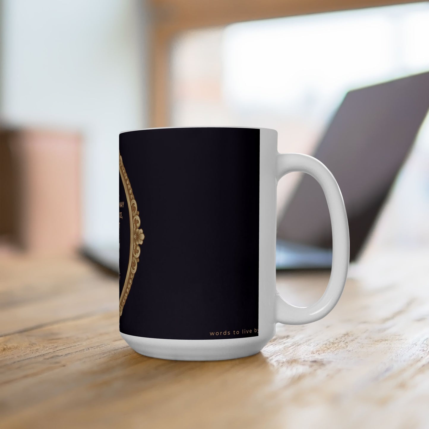 Truman Capote Quote Ceramic Mug -"The brain may take advice, but not the heart."