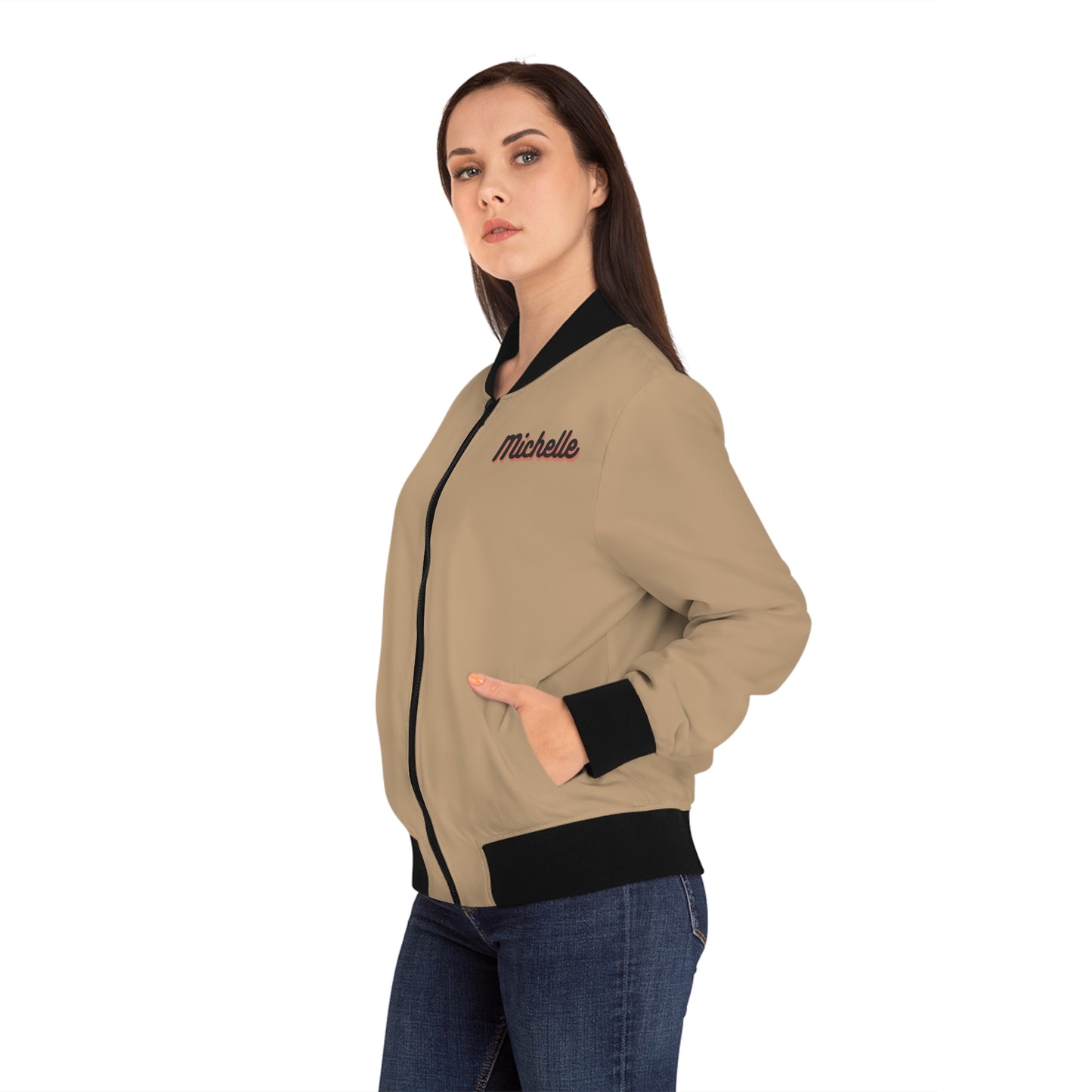 GEN X Women's Bomber Jacket , Personalized, Y2K Style