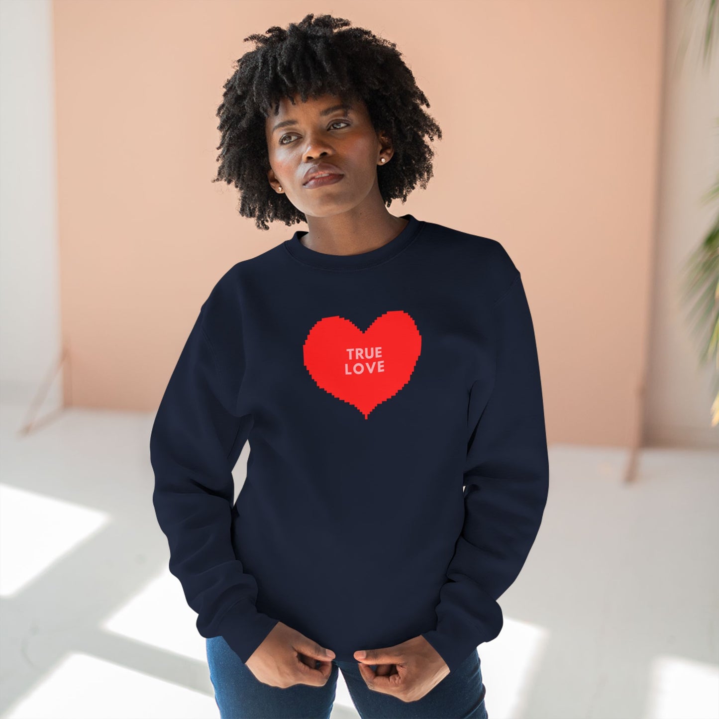 Classic "True Love" Unisex Crewneck Sweatshirt