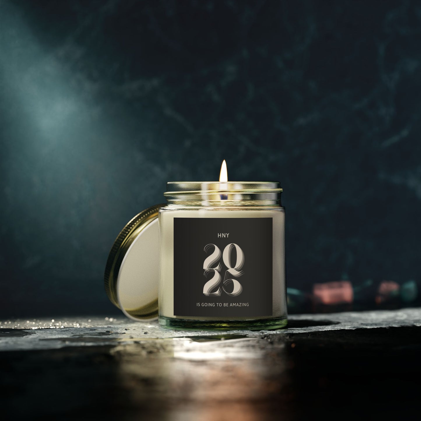 Happy New Year 2025 Wish Candle, Home Fragrance