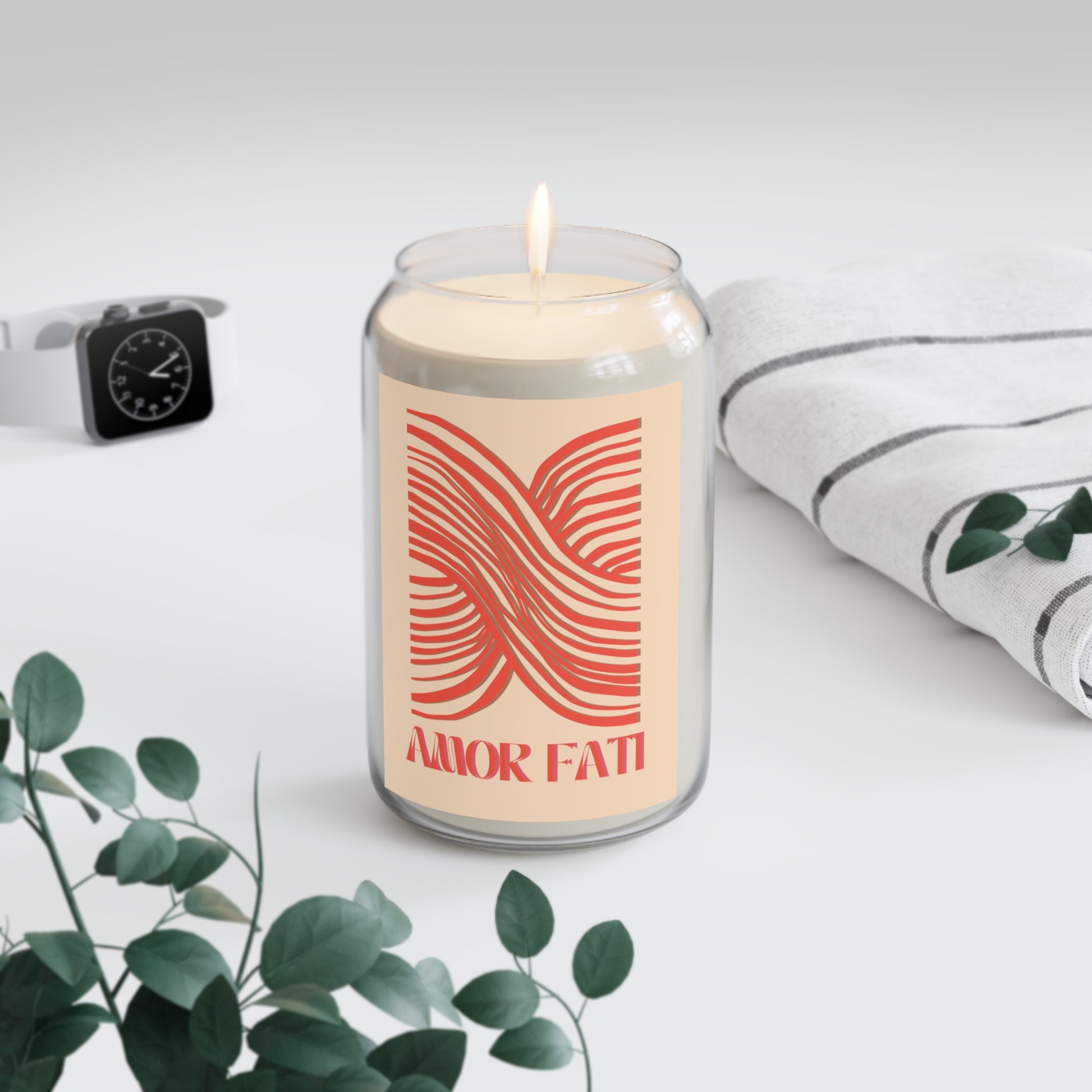 Amor Fati Scented Candle - Red