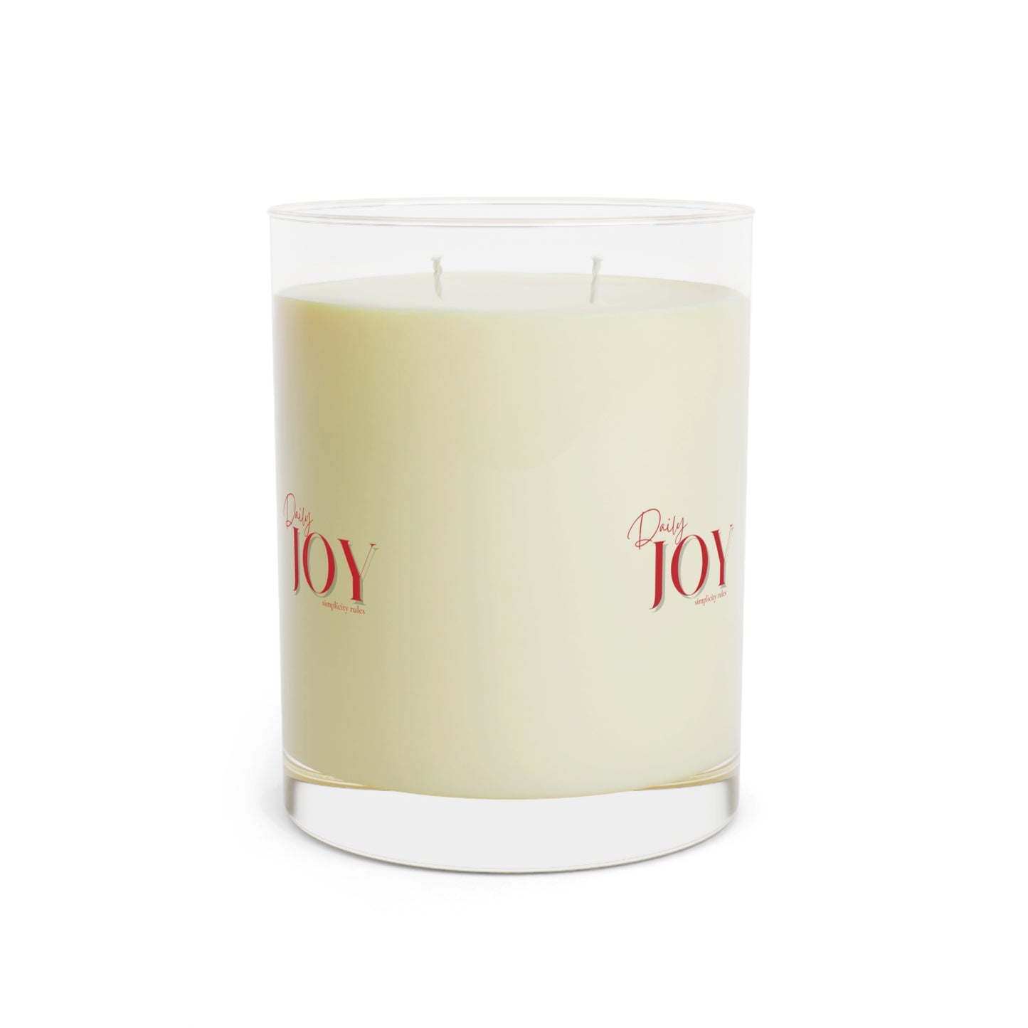 Daily JOY Aromatherapy Red Candle, Holiday Scented Candle 11oz,