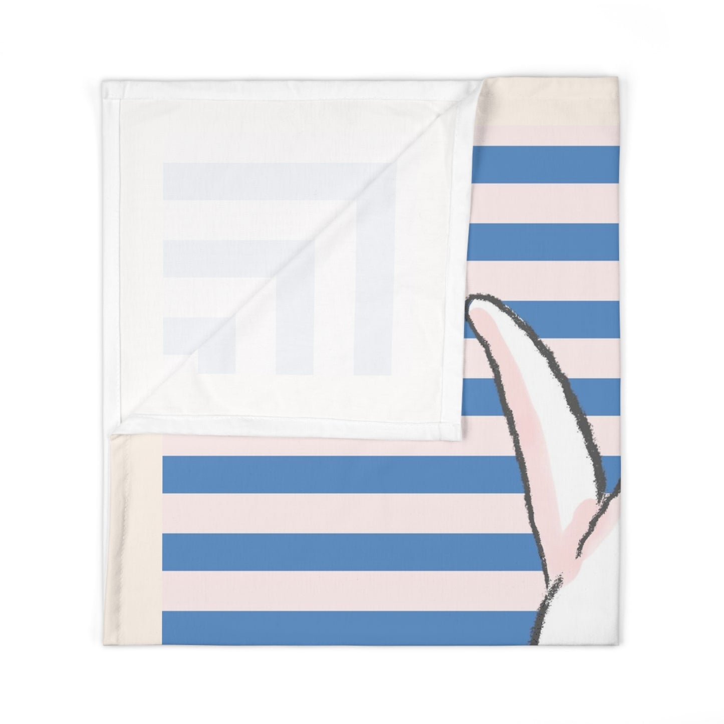 Cute Bunny "Mon Petit Lapin" Baby Blanket