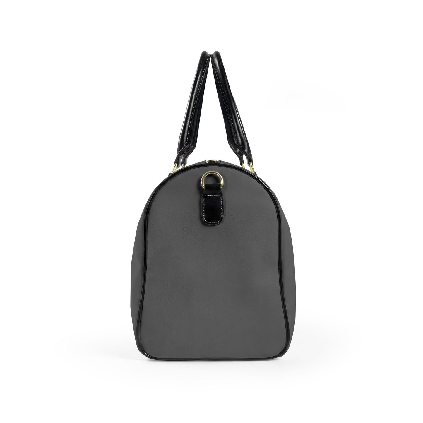 Je Ne Sais Quoi Leather Travel Bag – Grey & Tan Weekender Duffle