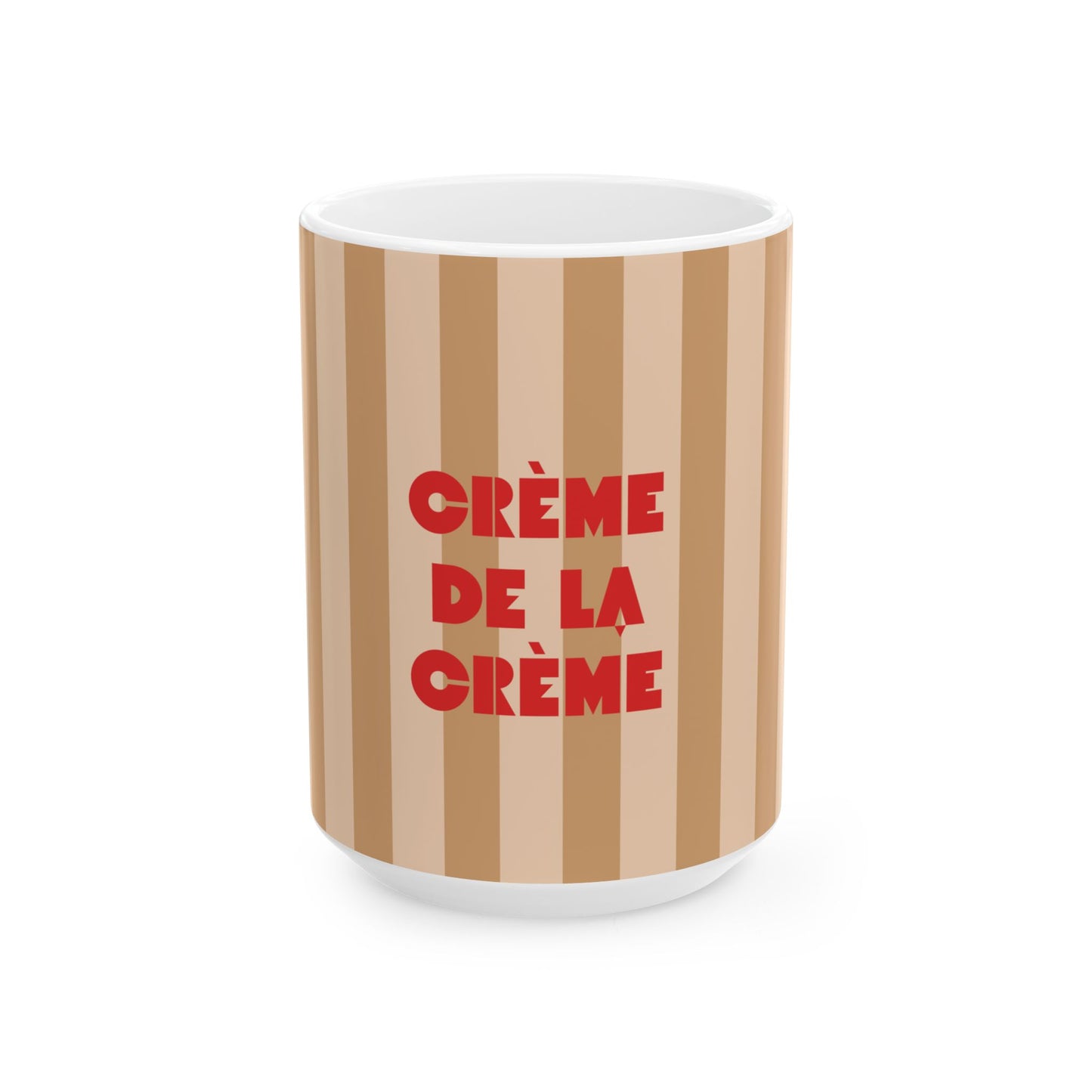 Creme de la Creme large coffee mug