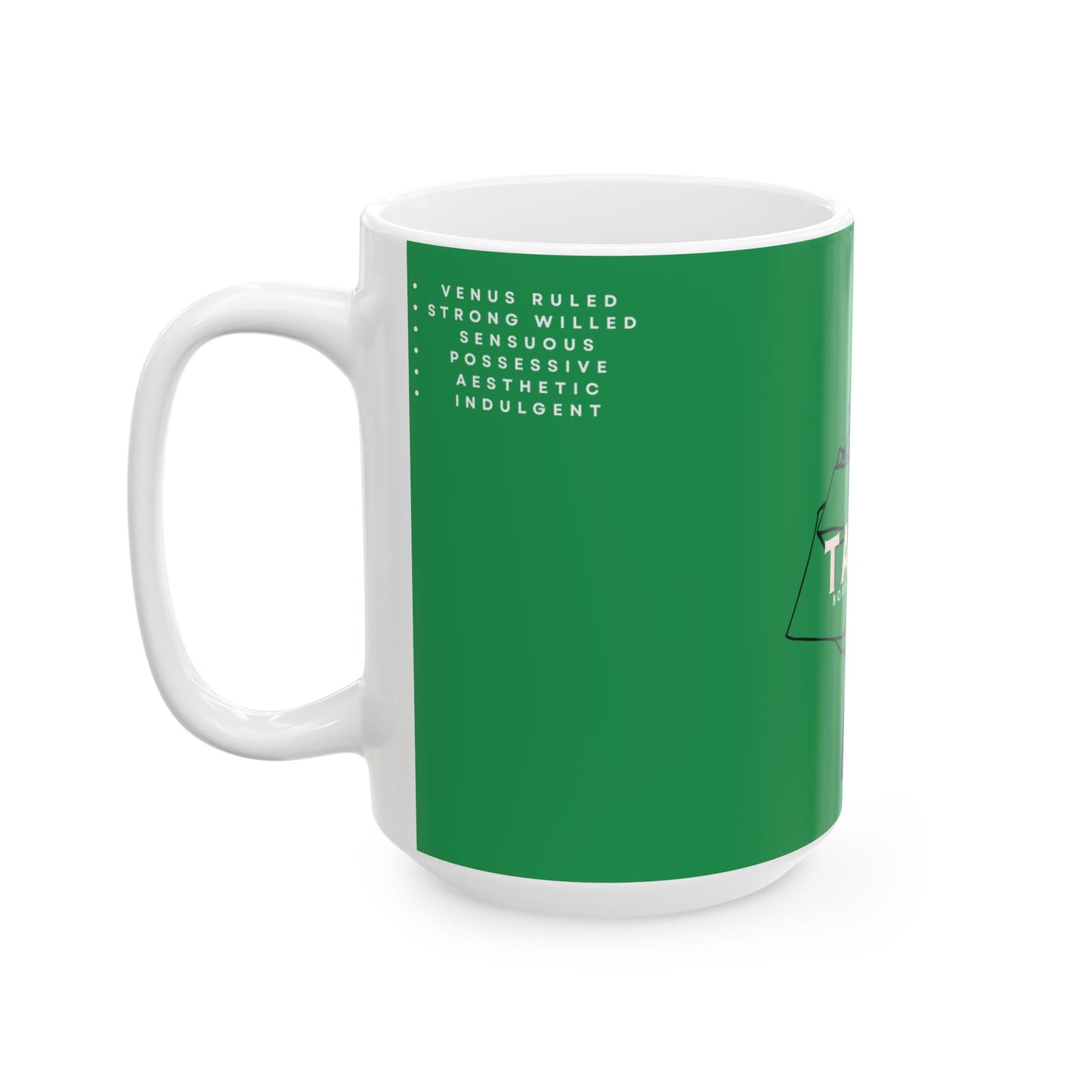 Astrological Wheel TAURUS Lady Mug,  Bday Gift