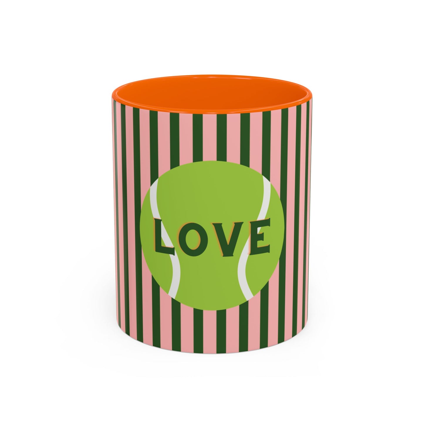 Tennis Love Coffee Mug, PINK