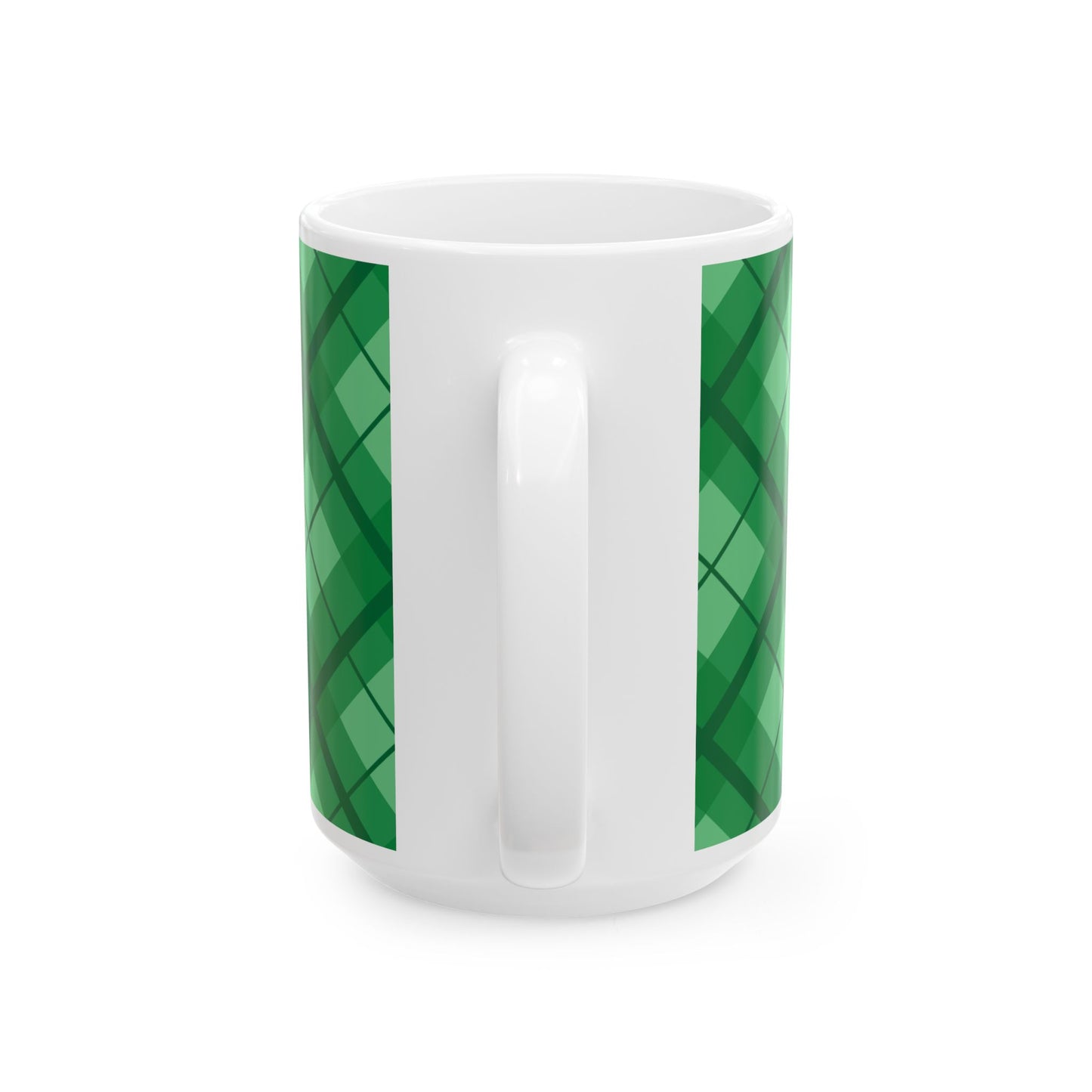 LUCKY Green Ceramic Mug, St. Patrick's Day