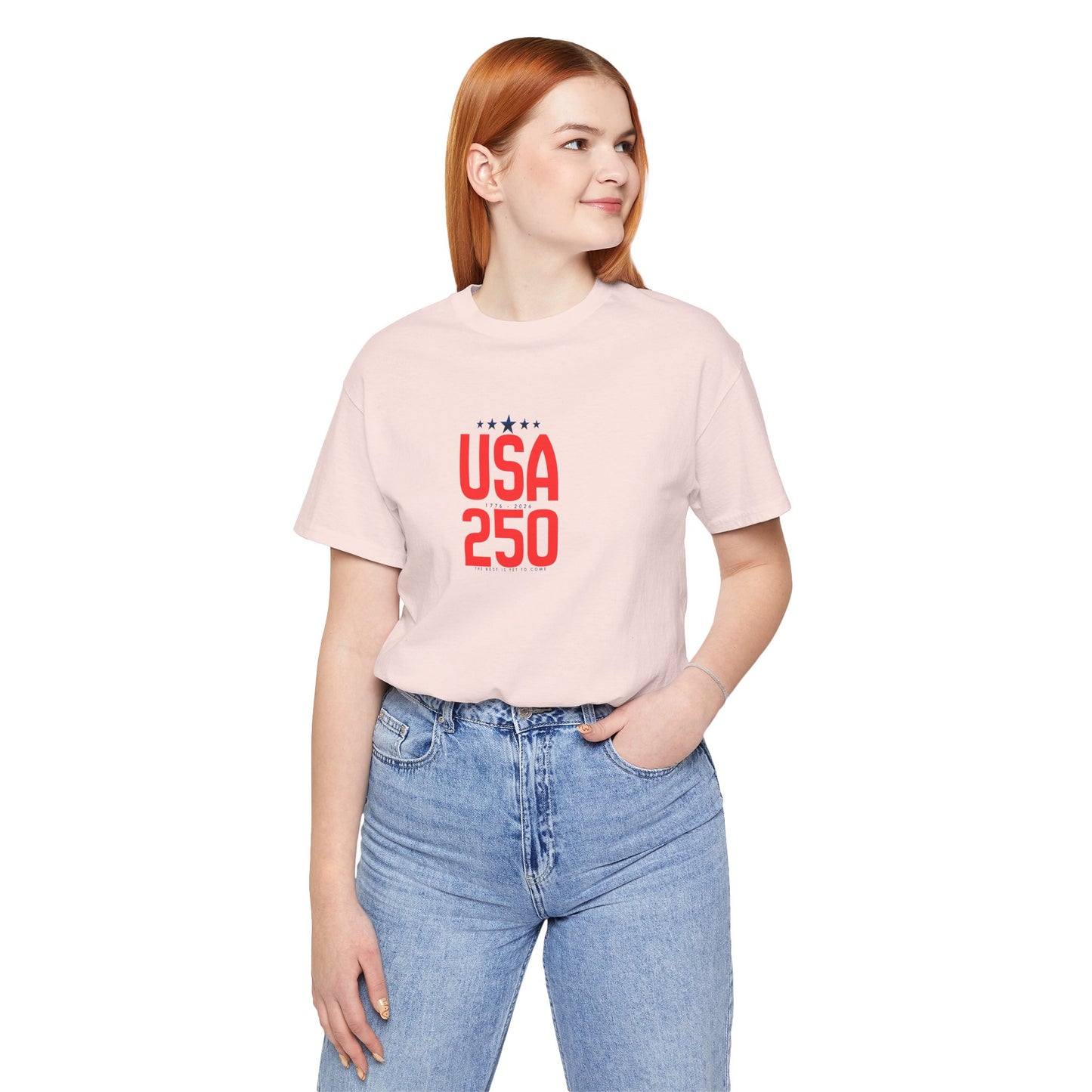 USA 250 T‑Shirt — Minimal Independence Day Patriotic Tee
