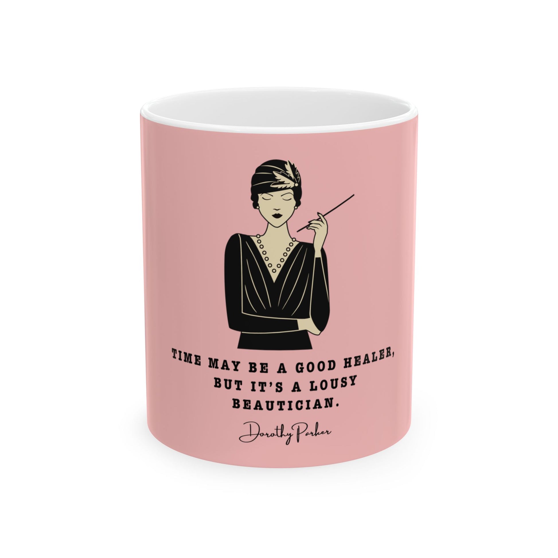 Humorist Ceramic Mug - Dorothy Parker Quote