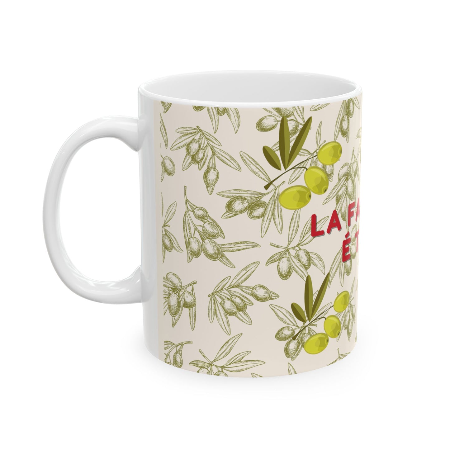 Italian Ceramic mug, La Famiglia E Tuto