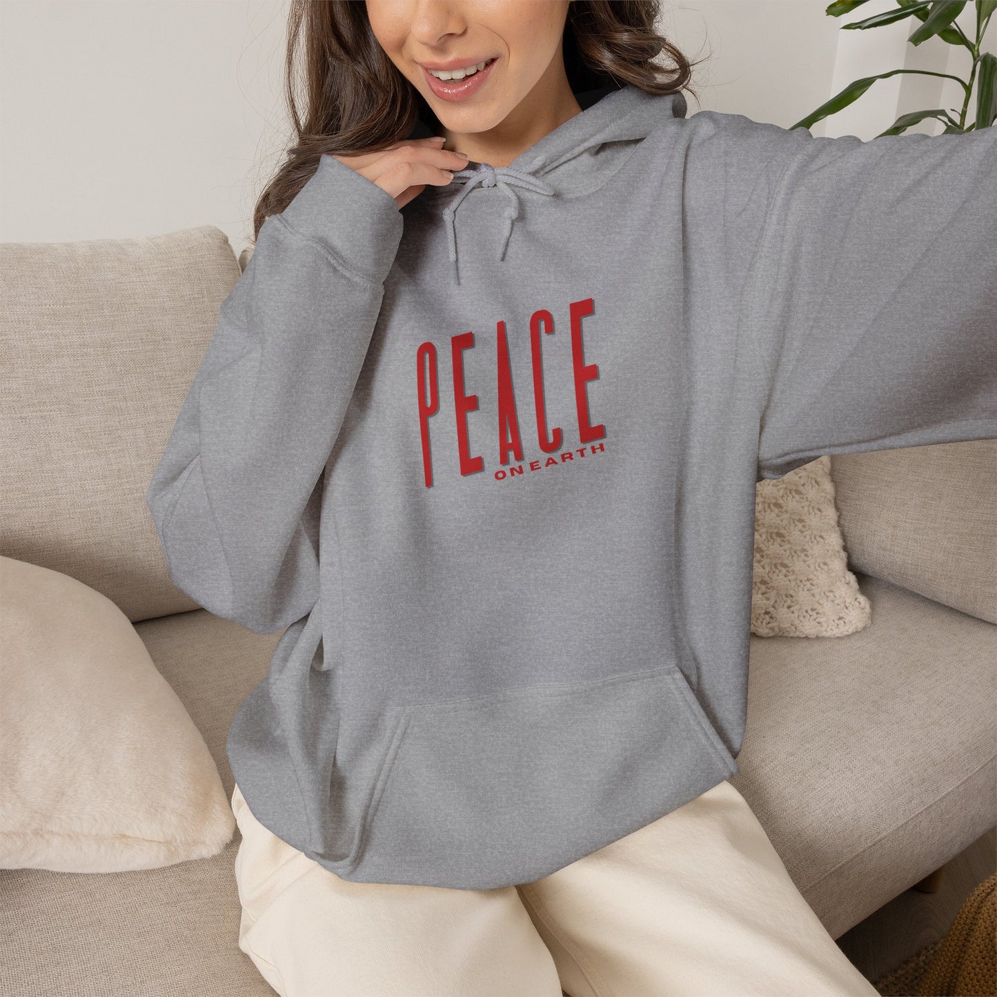 Peace on Earth Holiday Hoodie