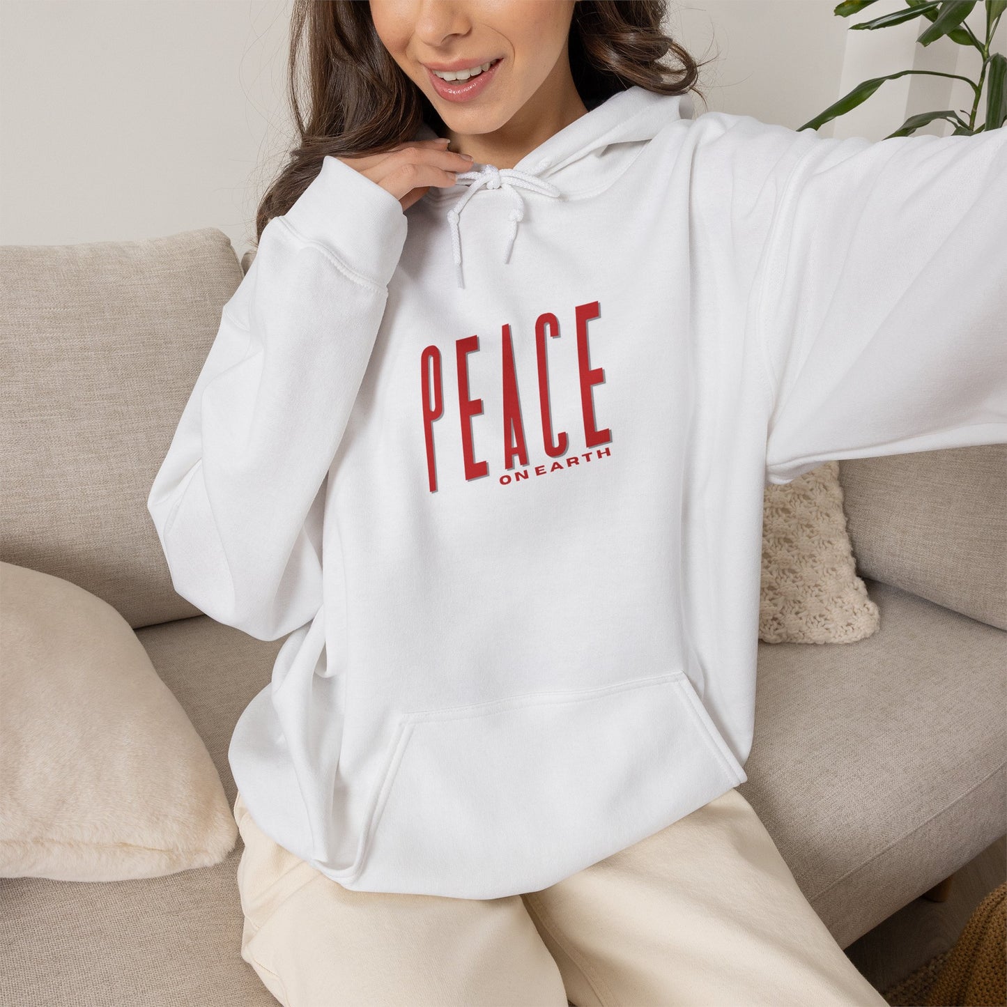 Peace on Earth Holiday Hoodie