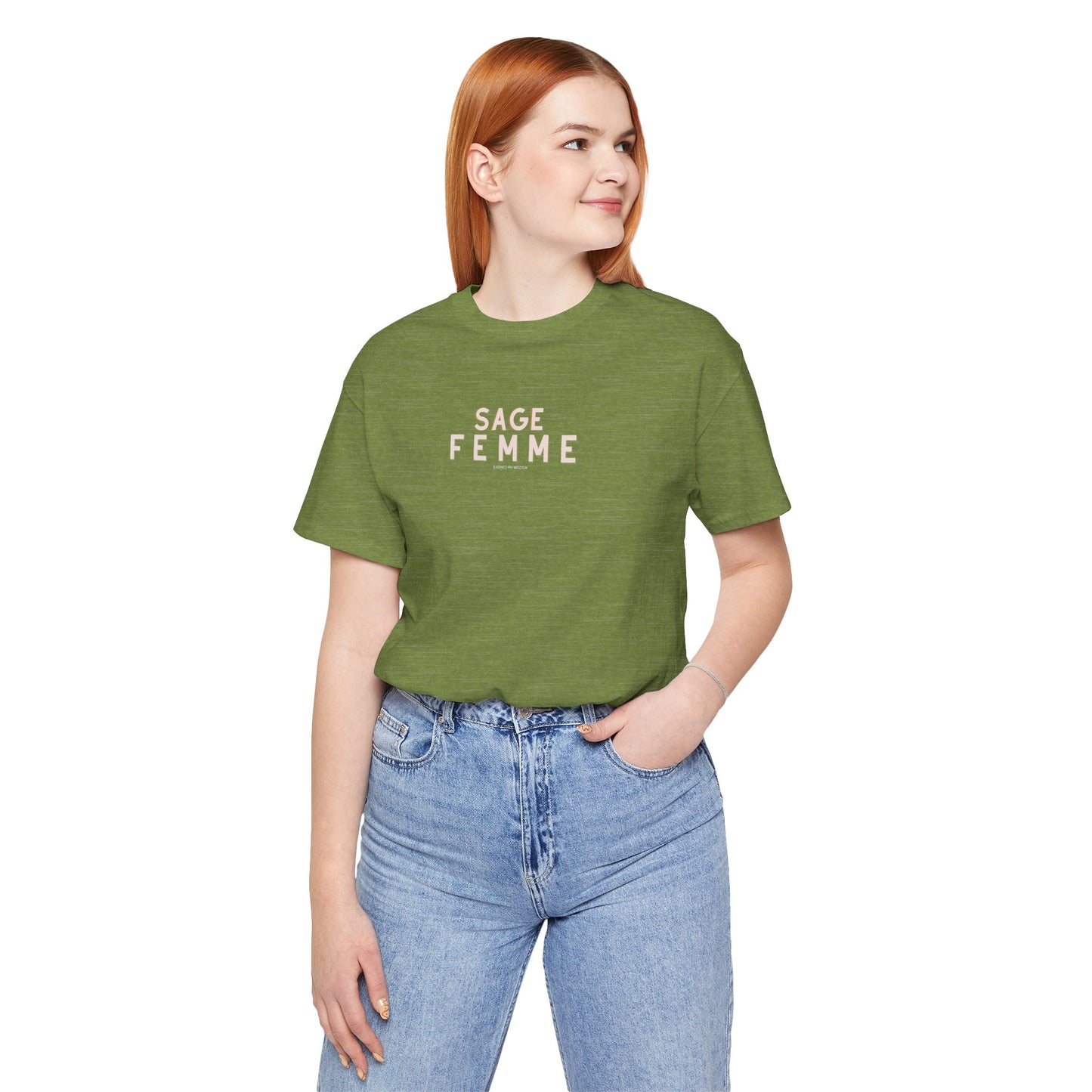 Sage Femme Tee, Wise Women Cotton T-shirt, French Preppy