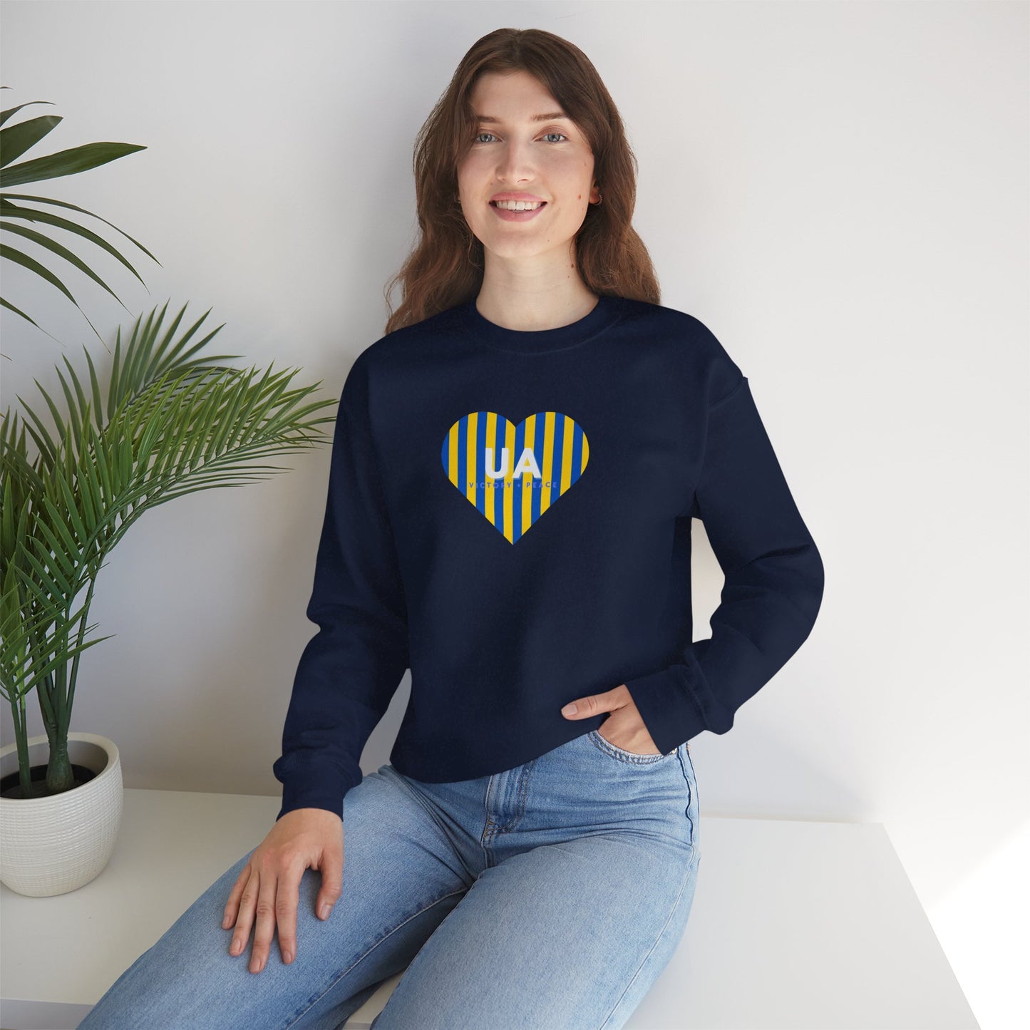 Support Ukraine (UA) Crewneck Sweatshirt