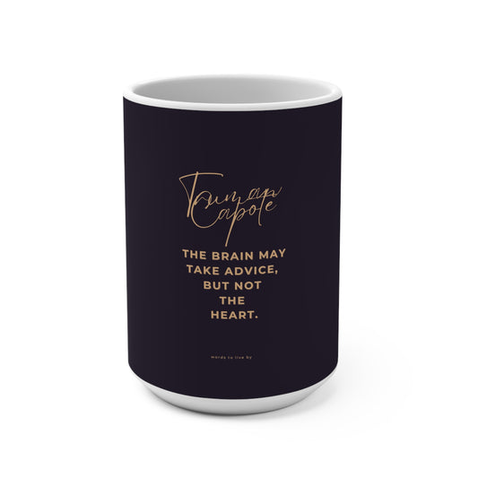 Truman Capote Quote Mug - Black