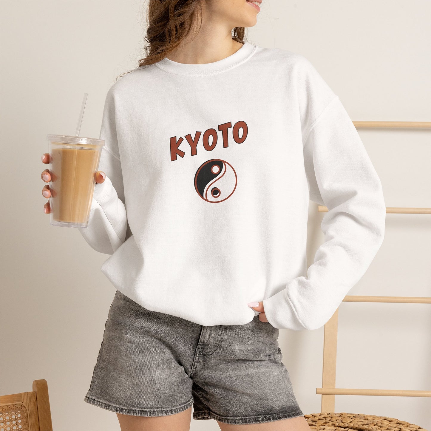 KYOTO Yin Yang Crewneck Sweatshirt | Global Nomad Edition