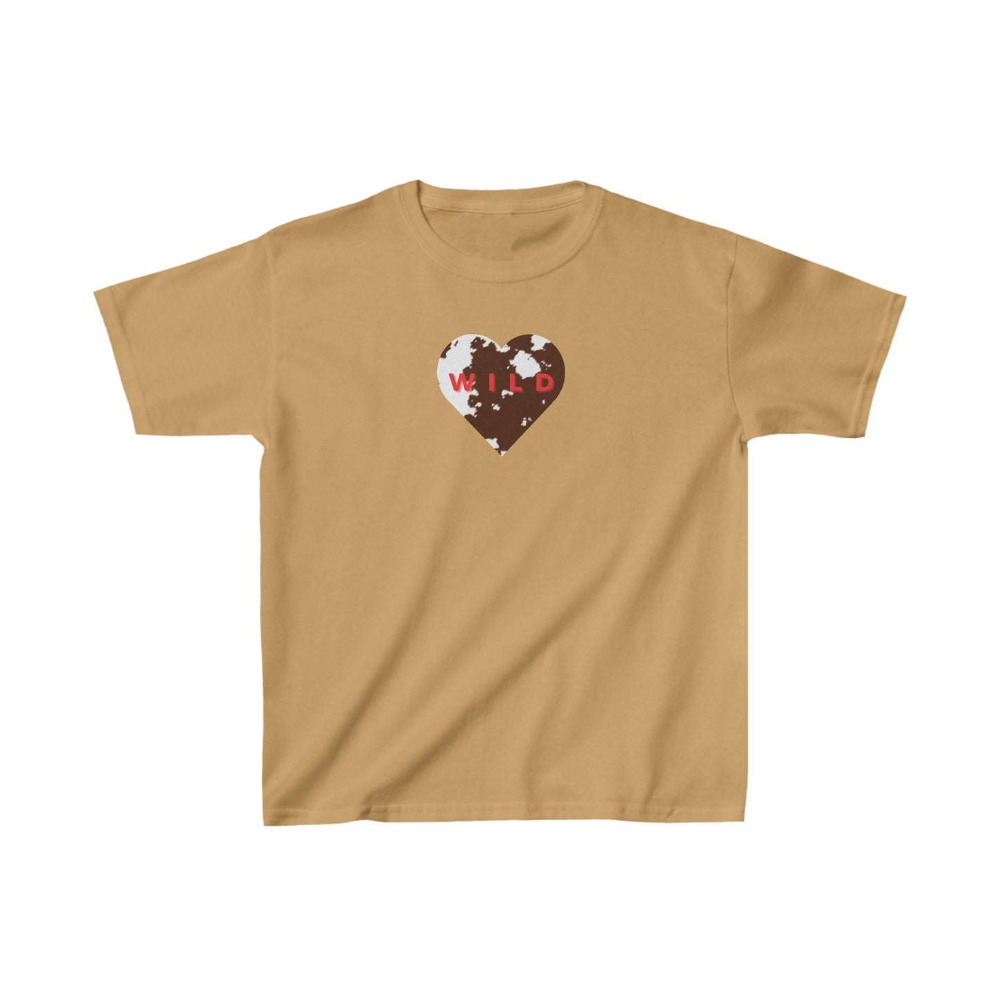 Kids Cowhide Heart Tee