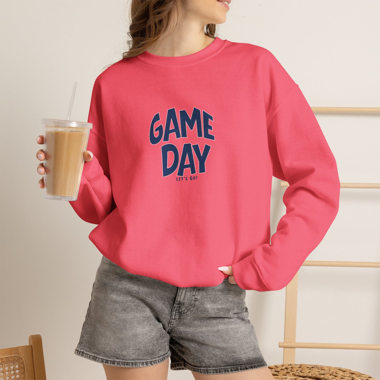 Ladies Game Day Crewneck Sweatshirt –  Colorful Collegiate Pullover