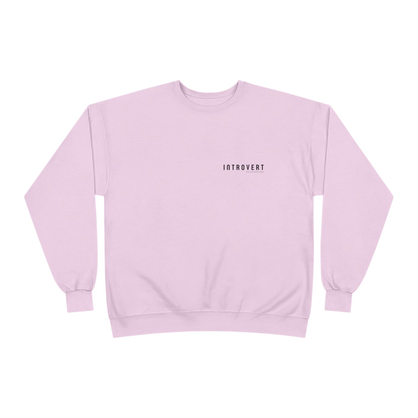 Introvert Recharging Unisex Sweatshirt, Pink