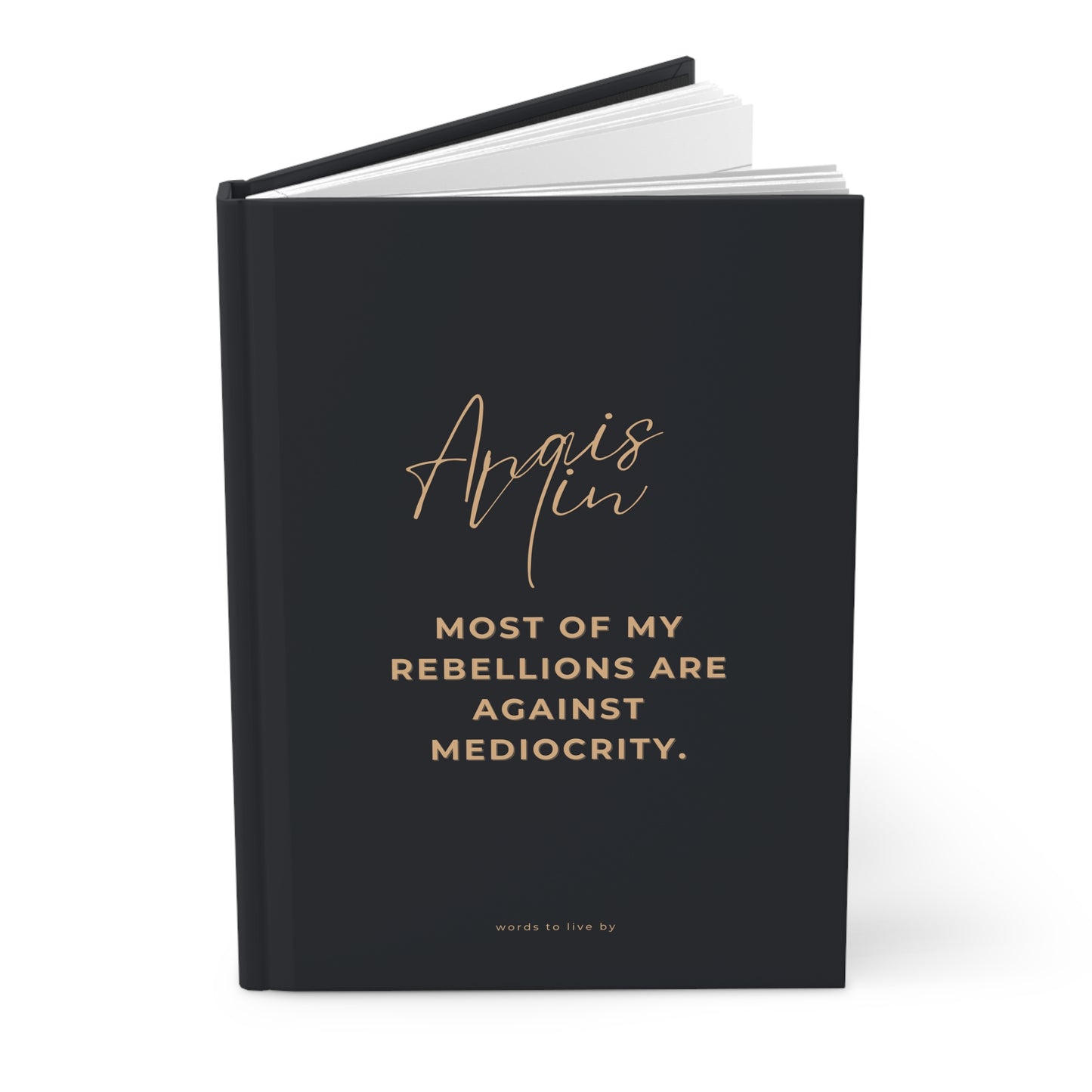 Chic and Moody Hardcover Journal, Anais Nin Quote