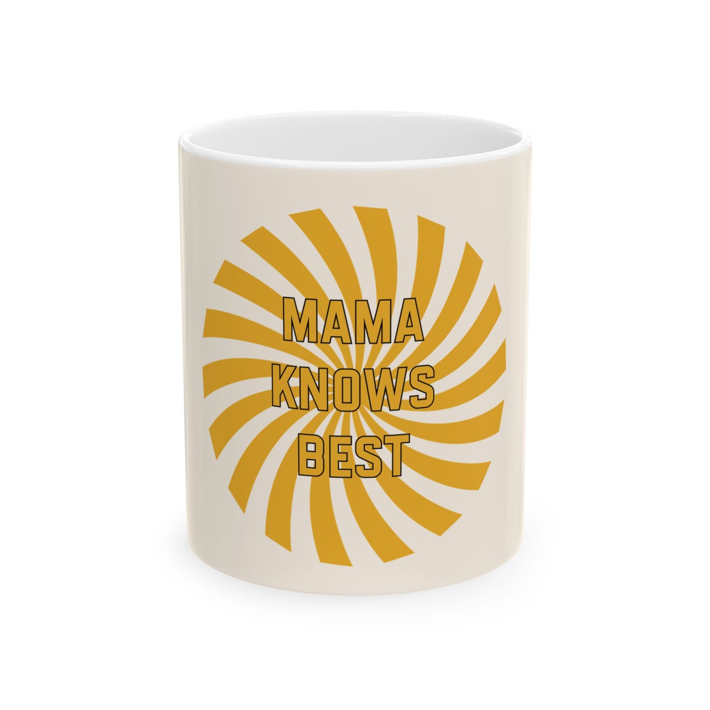 MAMA Knows Best Ceramic Mug, Mothers Day Gift