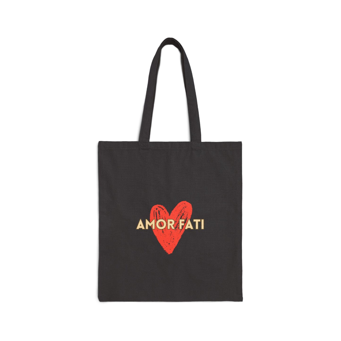 Amor Fati Graphic Cotton Tote Bag