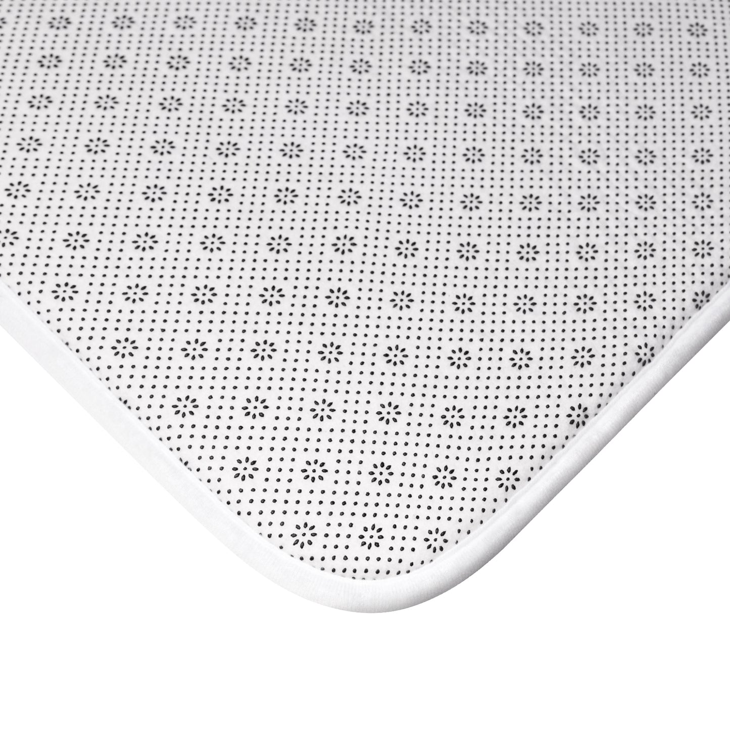 Soapy Blue Bubble Bath Mat — Plush Kids Bathroom Rug