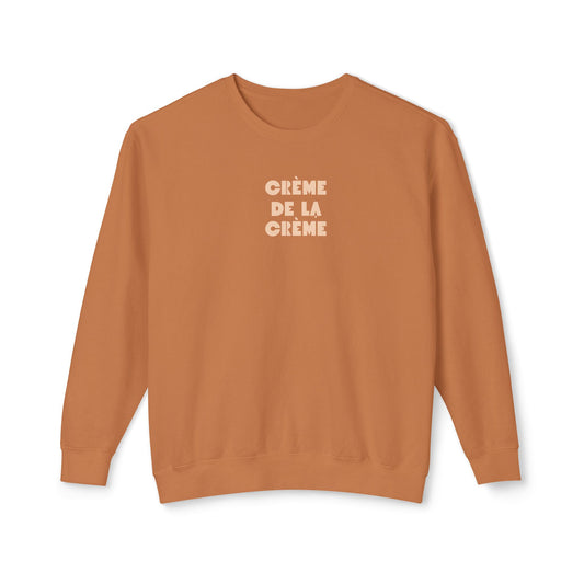 Creme de la Creme Sweatshirt - Coffee color