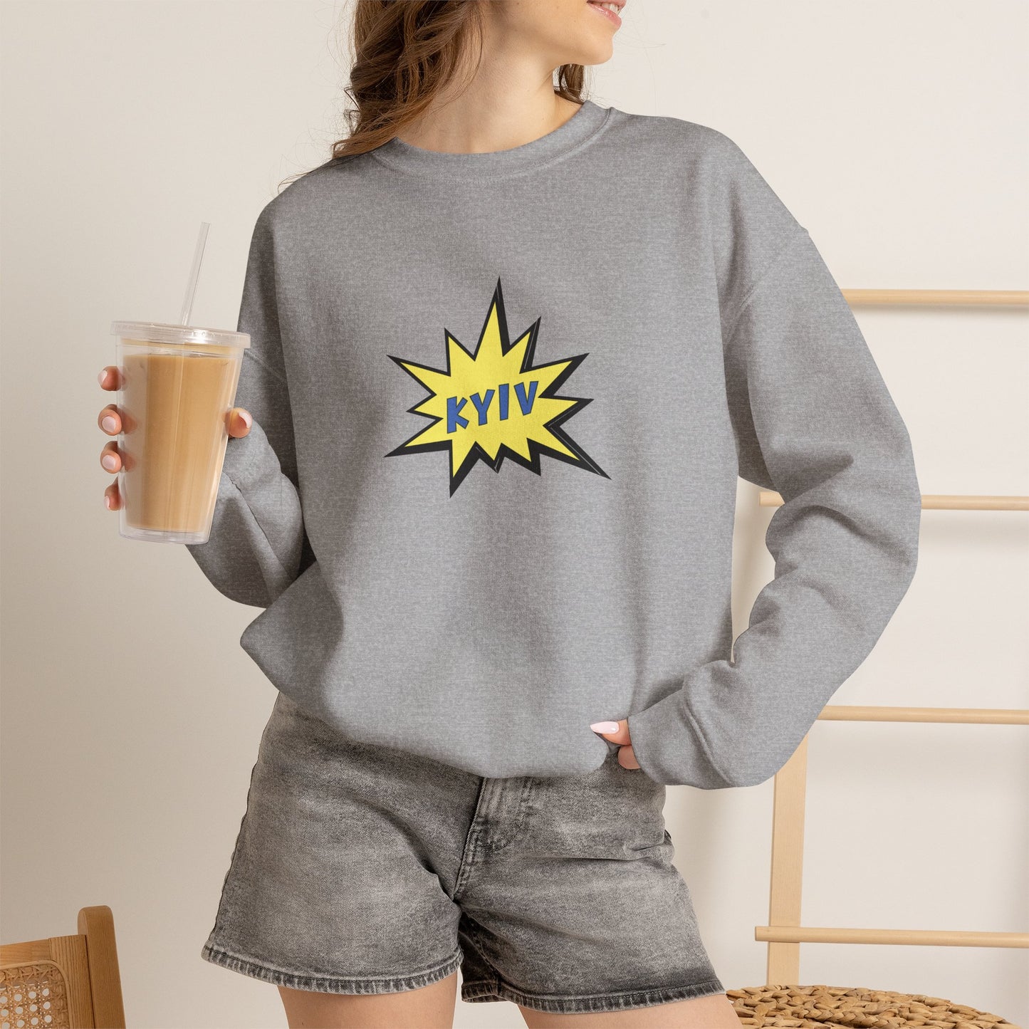 KYIV Superpower Crewneck Sweatshirt | Global Nomad Edition